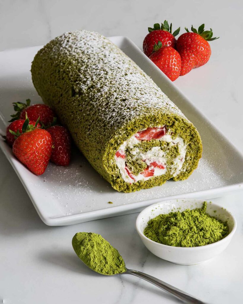 Matcha Chiffon Roll